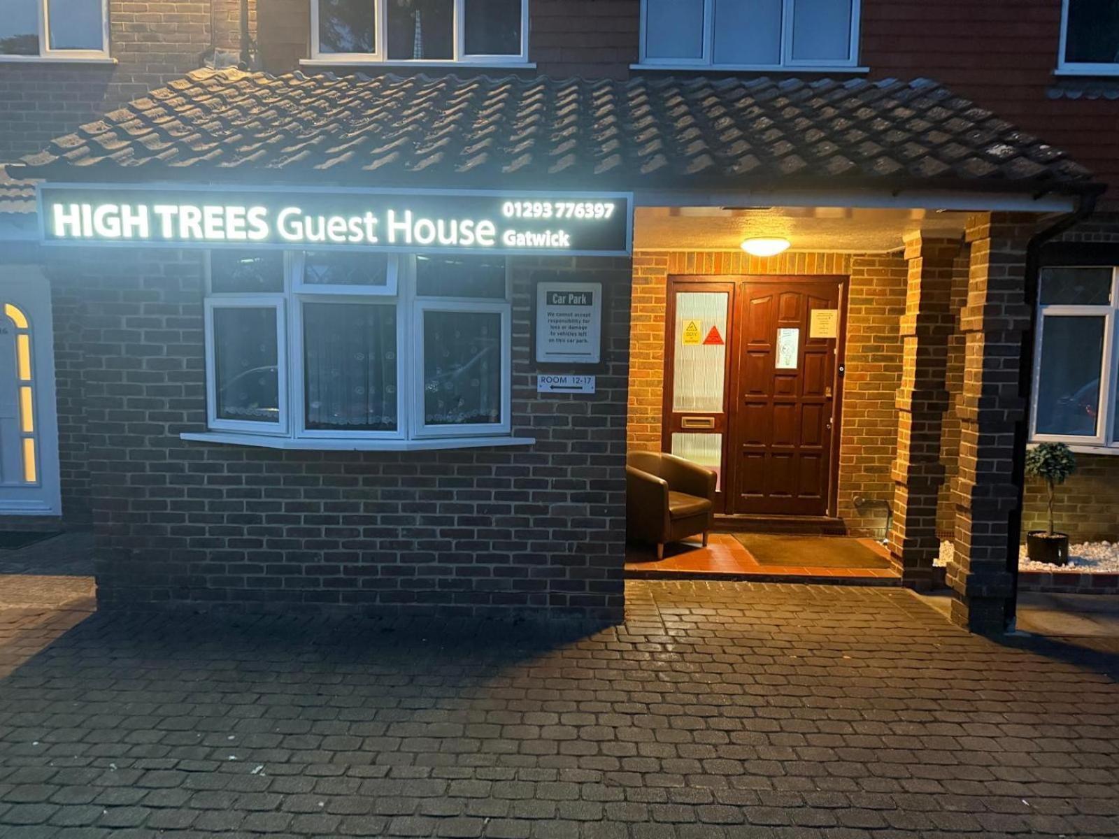 High Trees Guest House Gatwick Horley Bagian luar foto